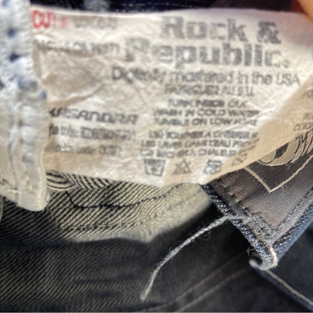 Rock & Republic Low-rise Bootcut Flare Women’s Jeans Size 28 - Picture 8 of 10